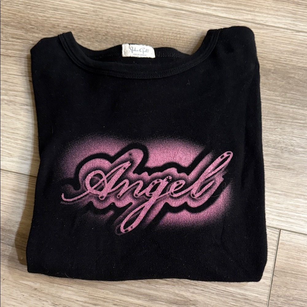 Brandy Melville Black Crew Neck Top